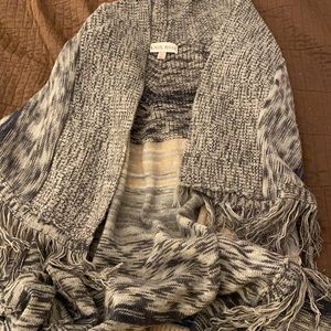 Cardigan style, thick sweater!